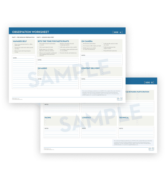 Observation Worksheet