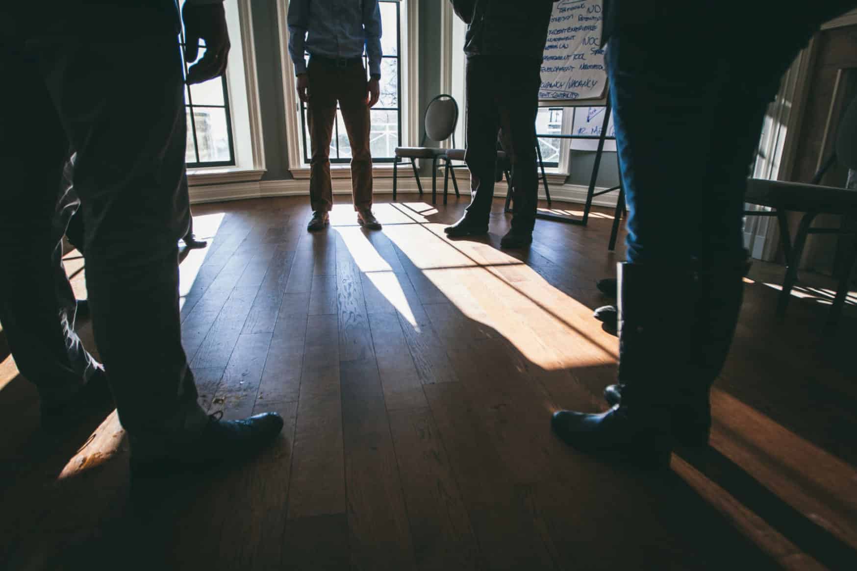 Shift Facilitation Standing Huddle